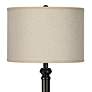 3_Tafoni Satin Black Stacked Candlestick Floor Lamp more views
