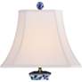 2_Tagg English Garden 33" High Blue and White Ceramic Vase Table Lamp more views