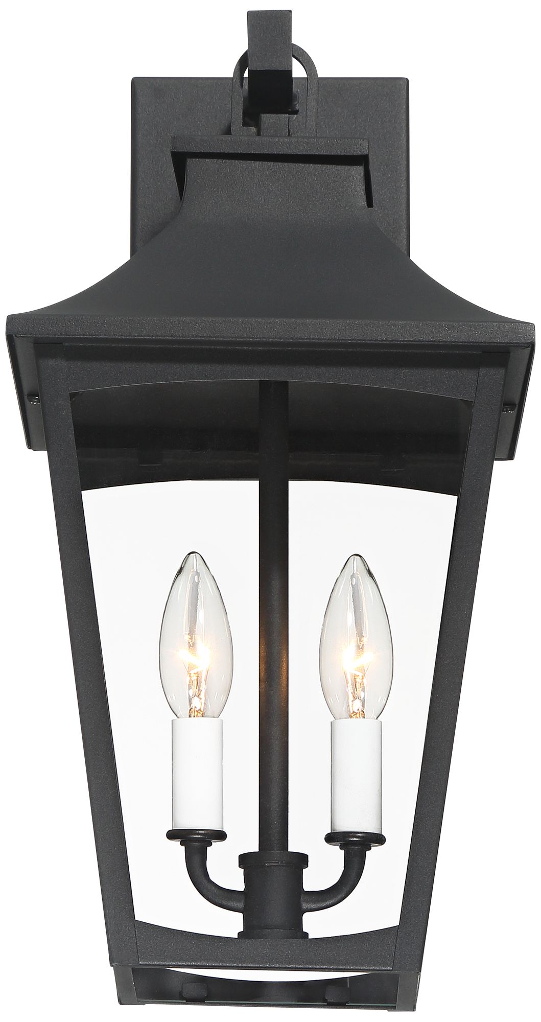 Image 6 Tagua 17 1/4" High Textured Black 2-Light Outdoor Wall Lantern Light more views