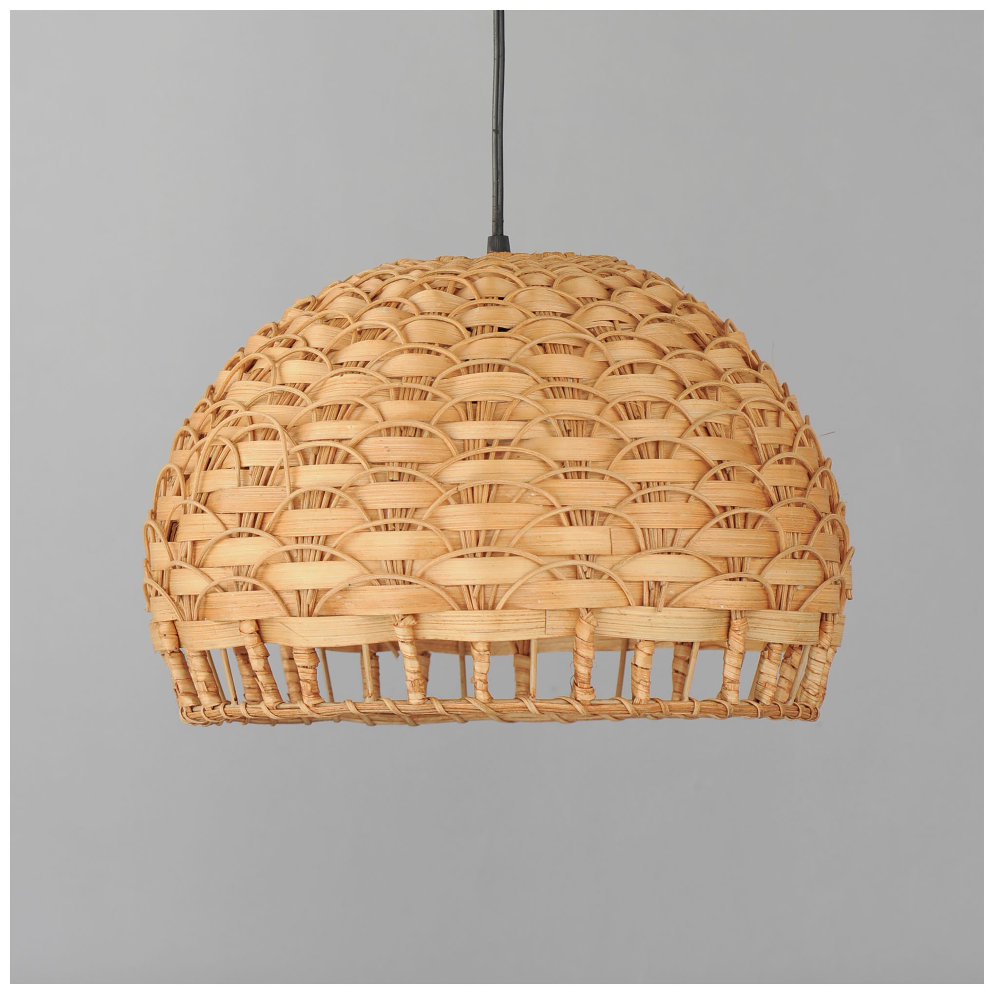 Image 4 Tahiti 14" 1-Light Pendant - Black more views