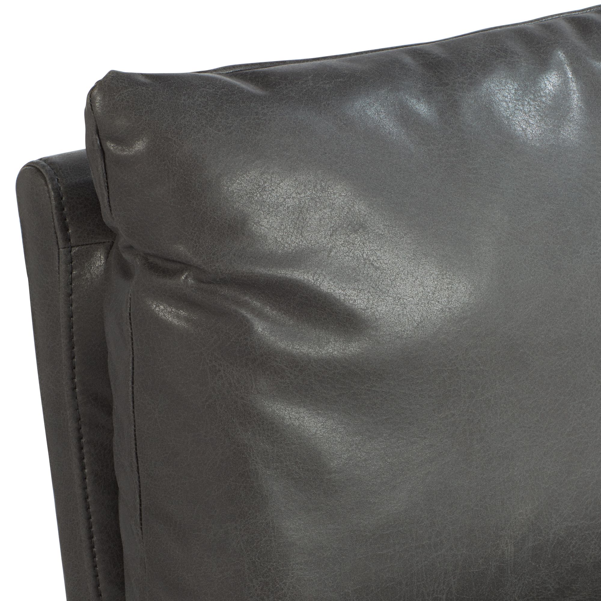 Image 3 Tahoe 26" Seat Height Charcoal Faux Leather Counter Stool more views