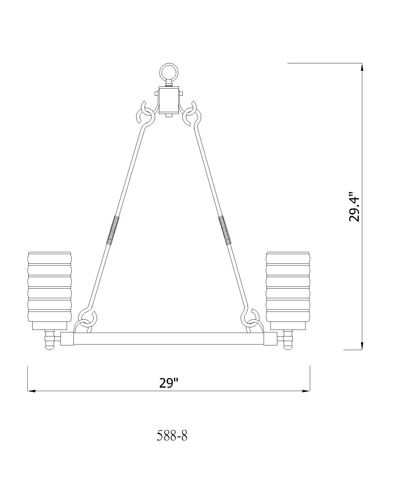 Tahoe by Z-Lite Ashen Barnboard 8 Light Outdoor Pendant