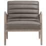 Tahoe Club Chair, Contract Ore Gray Synthetic, Natural Gray Oak