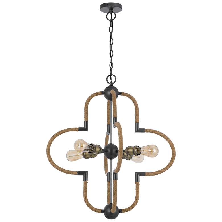 Image 1 Tahoka Metal Style Chandelier