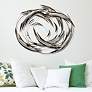 Tail Spin 39" Wide Metal Wall Art
