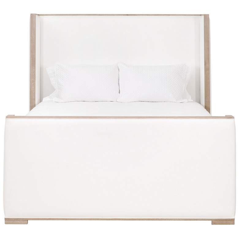 Image 1 Tailor Shelter Standard King Bed, LiveSmart Peyton-Pearl, Natural Gray Oak