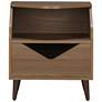 Tainy 19 3/4" Wide Honey Walnut Wood 1-Drawer End Table