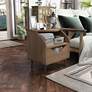 Tainy 19 3/4" Wide Honey Walnut Wood 1-Drawer End Table