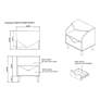 Tainy 19 3/4" Wide Honey Walnut Wood 1-Drawer End Table