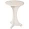 Tait 24" White Washed Wood Accent Table