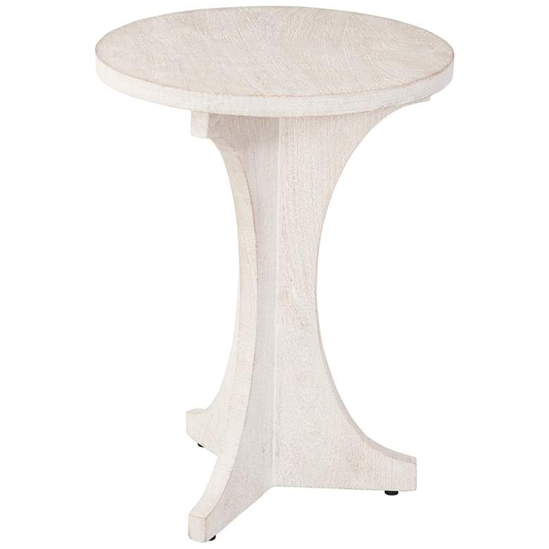Image 1 Tait 24" White Washed Wood Accent Table