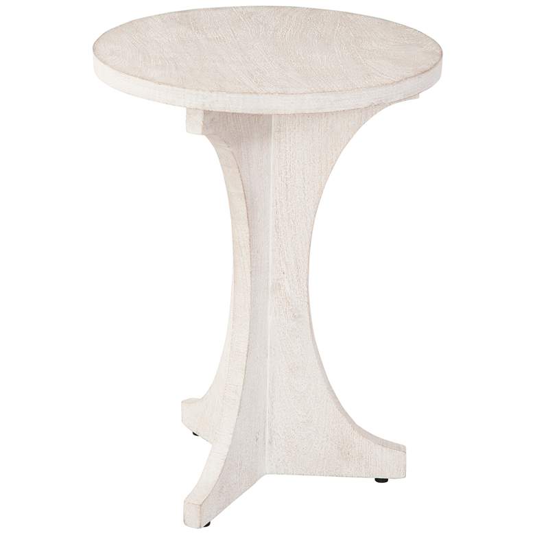 Image 1 Tait 24" White Washed Wood Accent Table