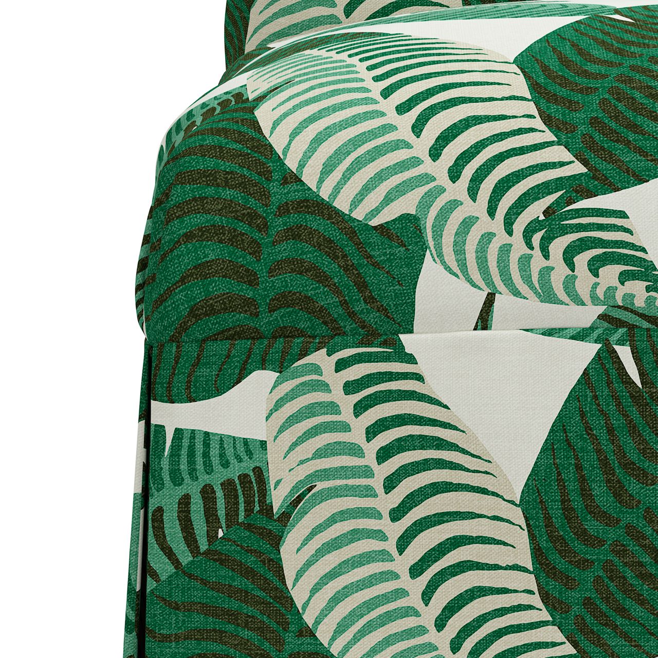 Image 2 Tajana Banana Palm Natural Fabric Slipcover Dining Chair - Made to Order more views