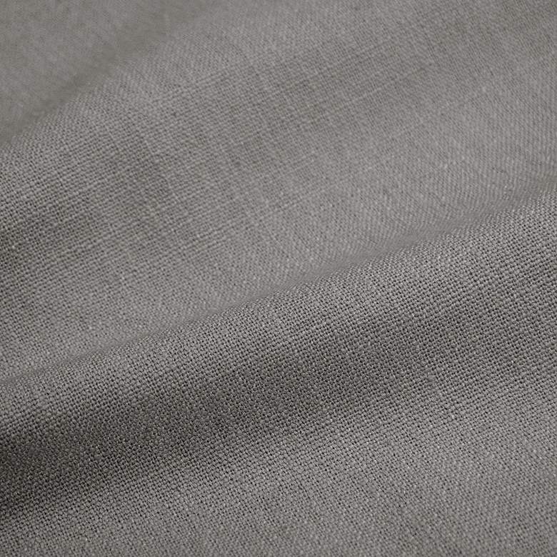 Image 3 Tajana Linen Gray Fabric Slipcover Dining Chair more views