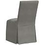 Tajana Linen Gray Fabric Slipcover Dining Chair