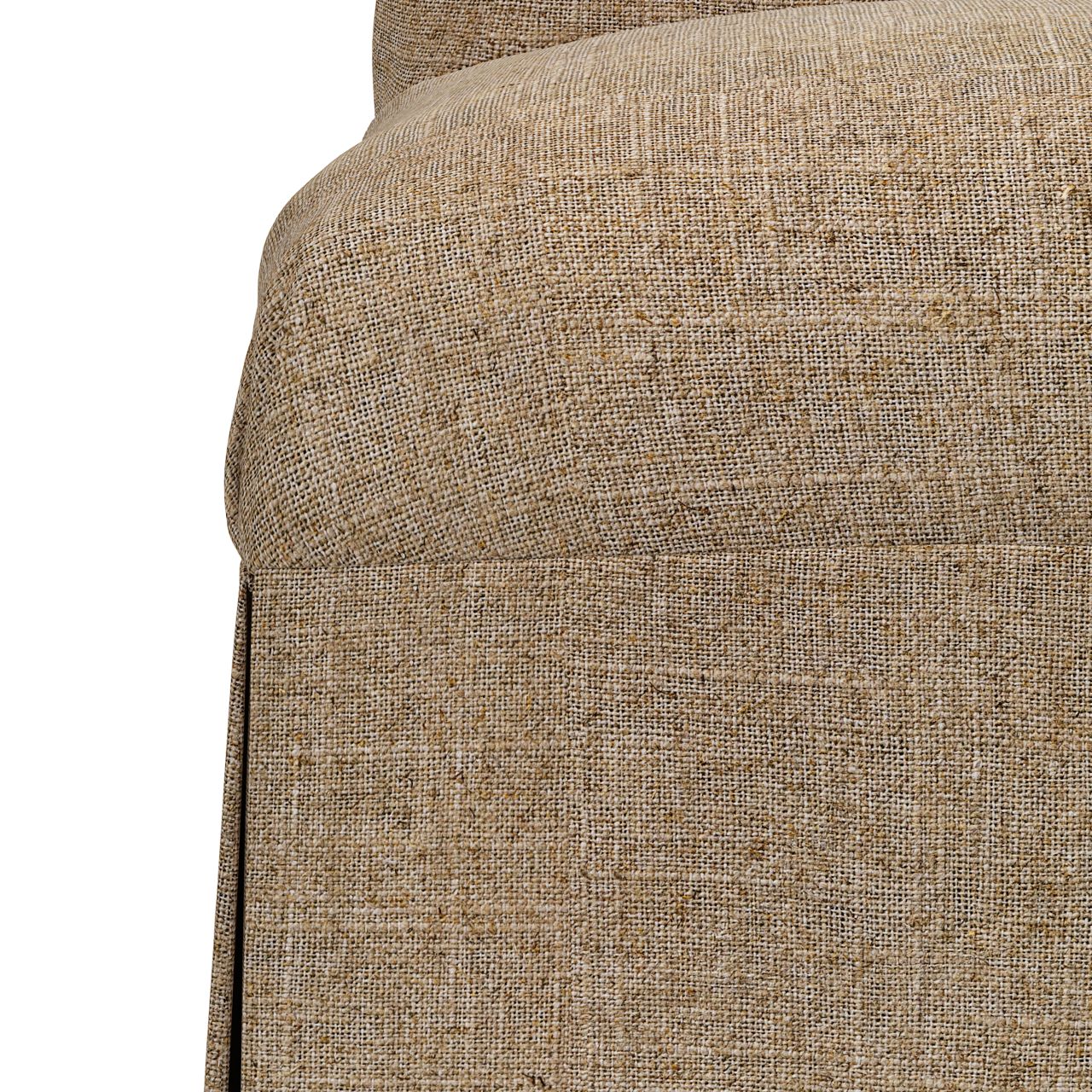 Image 2 Tajana Linen Sandstone Fabric Slipcover Dining Chair - Made to Order more views