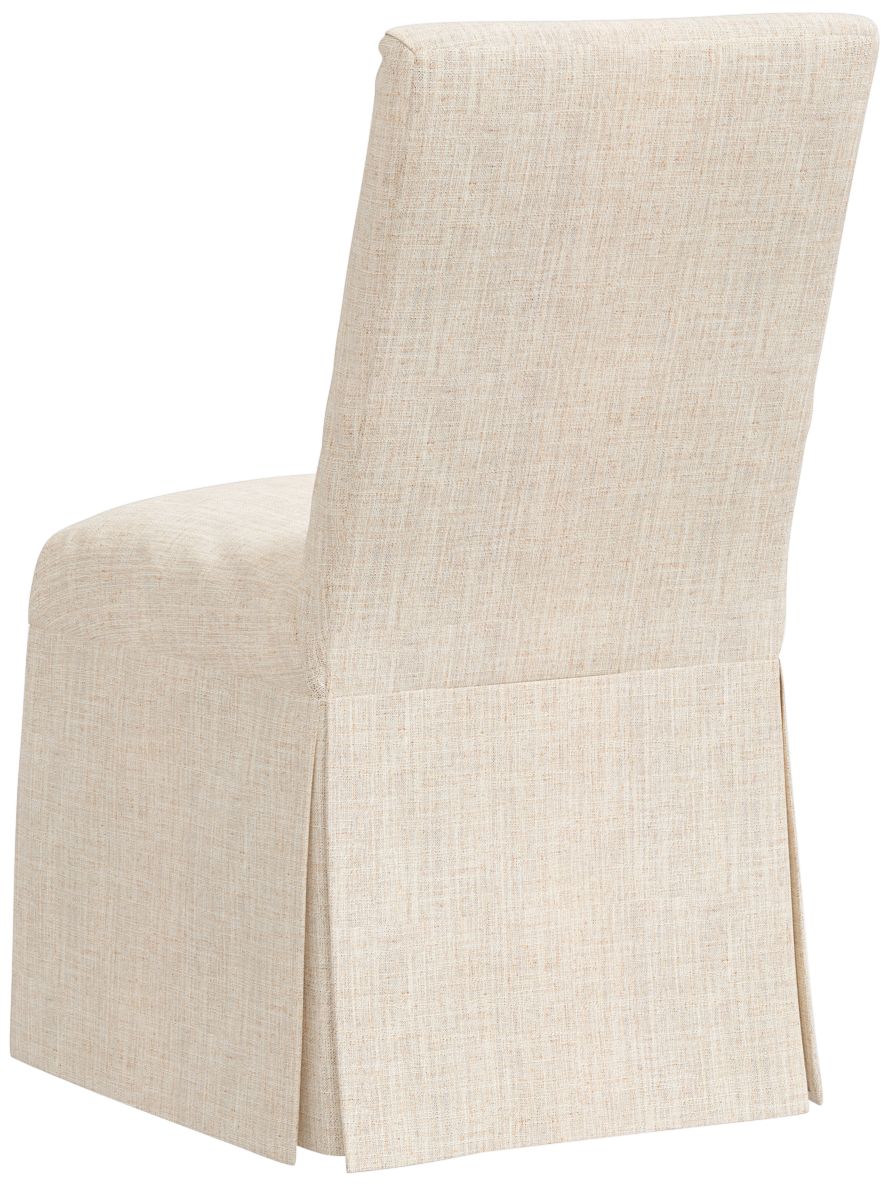 Image 4 Tajana Linen Talc Fabric Slipcover Dining Chair - Made to Order more views