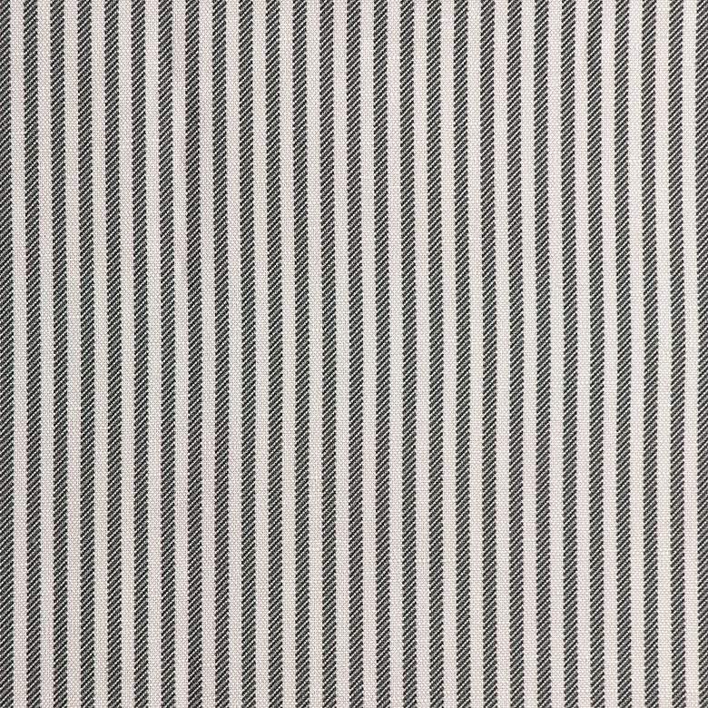 Image 4 Tajana Oxford Stripe Charcoal Fabric Slipcover Dining Chair more views