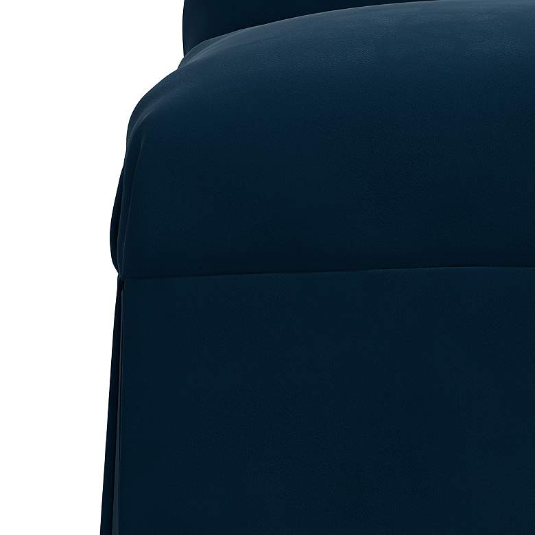 Image 2 Tajana Velvet Ink Fabric Slipcover Dining Chair more views