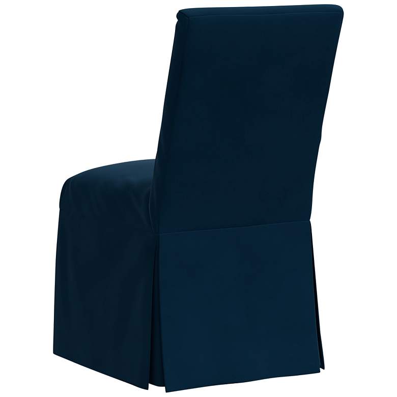 Image 4 Tajana Velvet Ink Fabric Slipcover Dining Chair more views