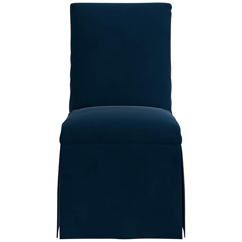 Image 6 Tajana Velvet Ink Fabric Slipcover Dining Chair more views