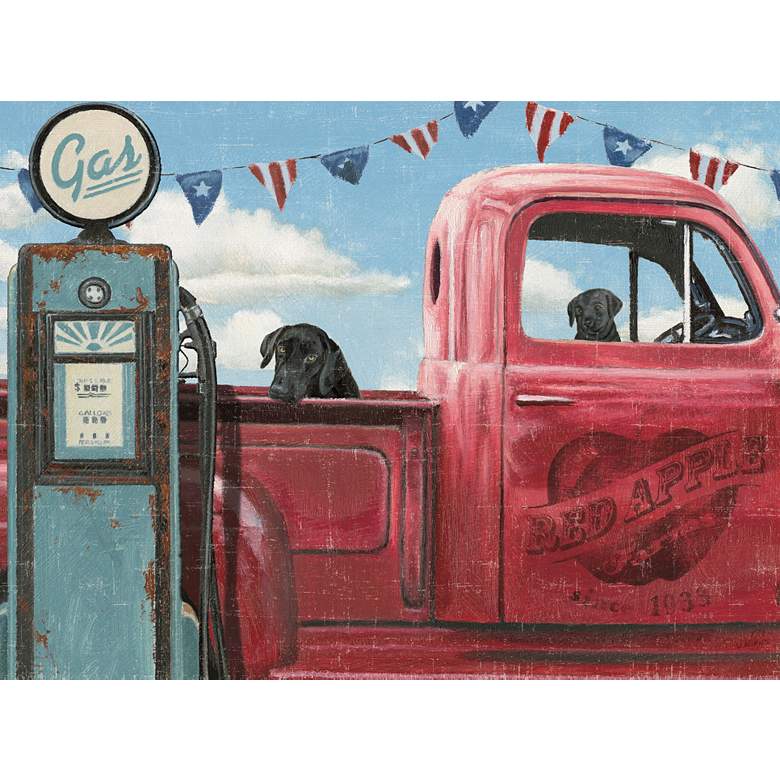 Image 1 Take A Ride 40" Wide All-Weather Outdoor Canvas Wall Art