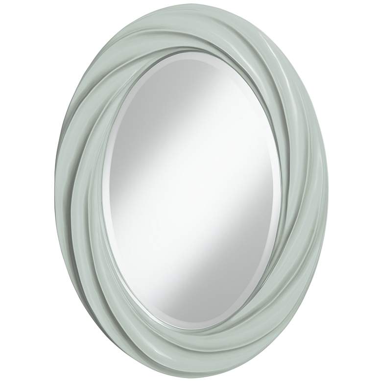 Image 1 Take Five 30 inch High Oval Twist Wall Mirror