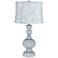 Take Five Grange Blue Leaf Shade Apothecary Table Lamp