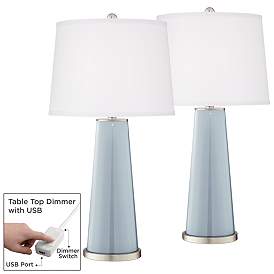 Image1 of Take Five Leo Table Lamp Set of 2 with Dimmers