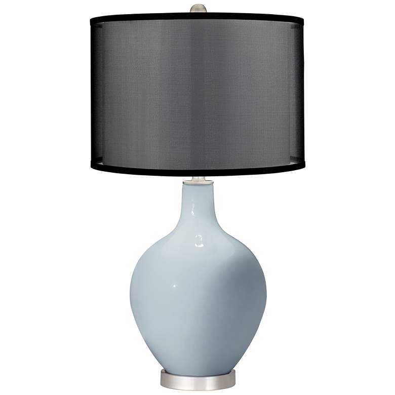 Image 1 Take Five Ovo Table Lamp with Organza Black Shade