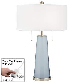 Image1 of Take Five Peggy Glass Table Lamp With Dimmer