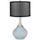 Take Five Spencer Table Lamp with Organza Black Shade