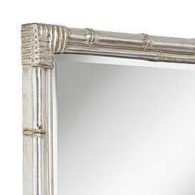 Image4 of Takeo Silver 31" x 43" Rectangular Bamboo Wall Mirror more views