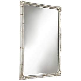 Image5 of Takeo Silver 31" x 43" Rectangular Bamboo Wall Mirror more views