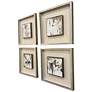 2_Taking Shape 13"W x 13"H Contemporary Framed Art Set of 4 more views