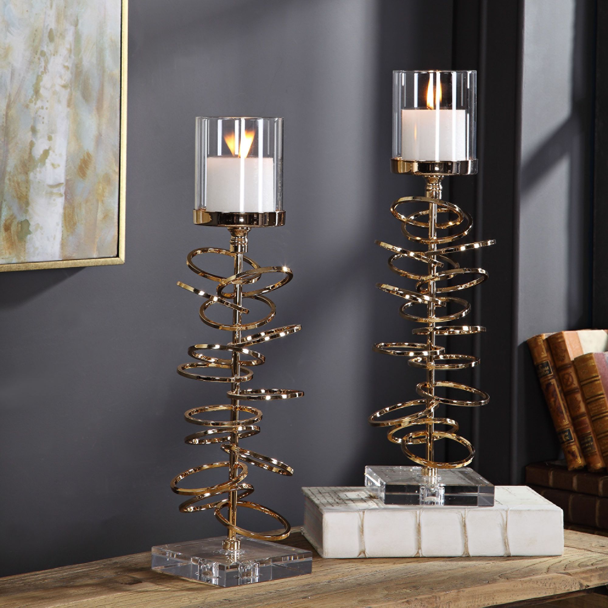 Gold, Uttermost, Candleholders, Home Accessories | Lamps Plus