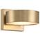 Talamanca 1-Light LED Wall Sconce in Noble Brass by Breegan Jane