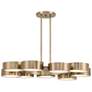 Talamanca 9-Light LED Chandelier in Noble Brass by Breegan Jane
