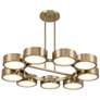 3_Talamanca 9-Light LED Chandelier in Noble Brass by Breegan Jane more views