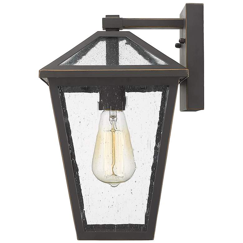 Image 4 Talbot 13 1/4" High Oil-Rubbed Bronze Outdoor Wall Light more views