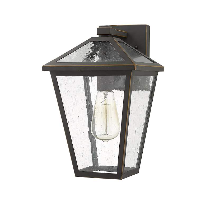Image 7 Talbot 13 1/4" High Oil-Rubbed Bronze Outdoor Wall Light more views
