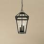 2_Talbot 18" High Midnight Black 3-Light Outdoor Hanging Light