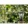 3_Talbot 21"H Rubbed Bronze 3-Light Outdoor Pier Mount Light more views