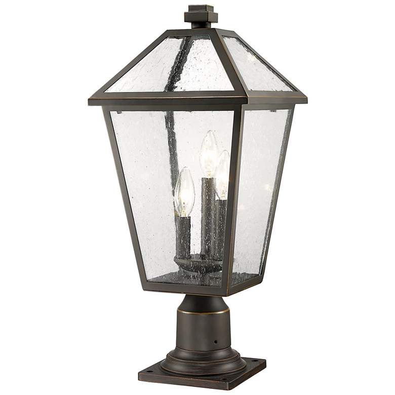 Image 3 Talbot 22" High Oil-Rubbed Bronze Outdoor Pier Light