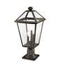 6_Talbot 22" High Oil-Rubbed Bronze Outdoor Pier Light more views