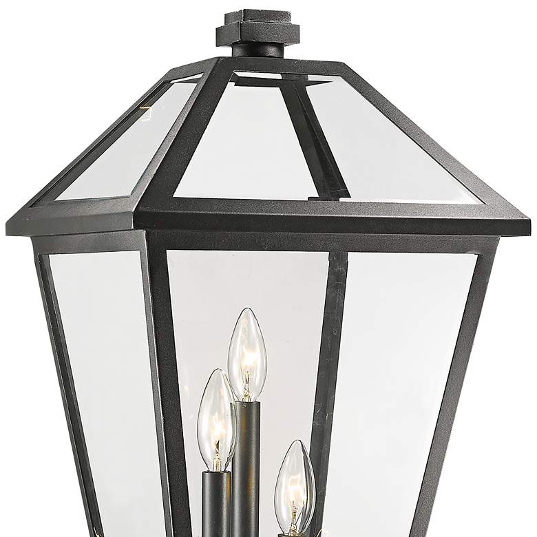 Image 2 Talbot 24 3/4" High Black 3-Light Outdoor Pier Mount Light more views