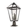 2_Talbot 25 3/4"H Oil-Rubbed Bronze Outdoor Pier Mount Light more views
