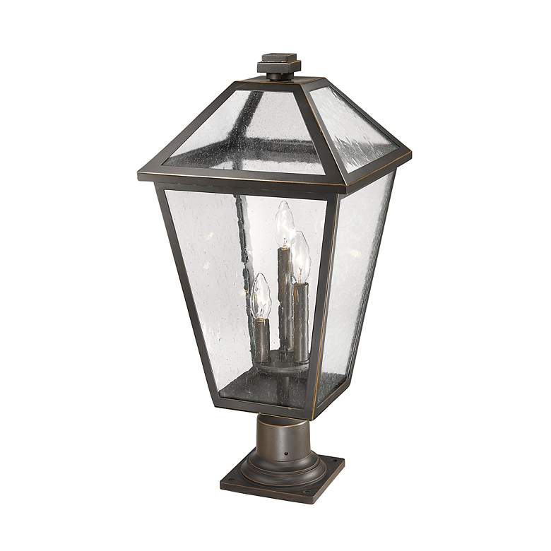 Image 3 Talbot 25 3/4"H Oil-Rubbed Bronze Outdoor Pier Mount Light more views