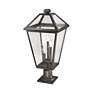 3_Talbot 25 3/4"H Oil-Rubbed Bronze Outdoor Pier Mount Light more views