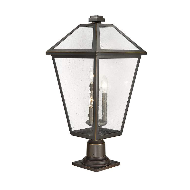 Image 4 Talbot 25 3/4"H Oil-Rubbed Bronze Outdoor Pier Mount Light more views